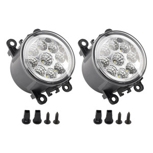 2010-2019 Subaru Impreza BRZ WRX Legacy Forester Outback Pair 9 LED Daytime Running Fog Lights Generic