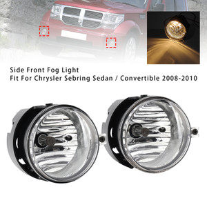 2005-2010 Dodge Nitro Challenger Caliber Charger Grand Caravan Avenger Pair Fog Lights 4805857AA Clear Generic