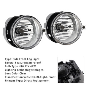 2005-2010 Chrysler Town & Country Pacifica Sebring Sedan/ Convertible Pair Fog Lights 4805857AA Clear Generic