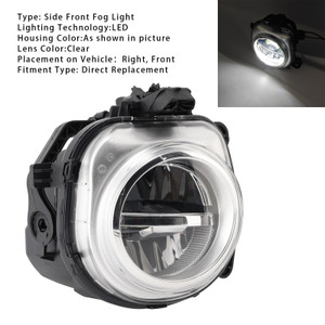 BMW X3 X4 X5 X6 Front Right Fog Light Lamps Without Bulbs 63177238788 Clear Generic