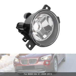 2009-2015 BMW E84 X1 1 Pcs Front Left Fog Light Without Bulb 63172993525 Clear Generic