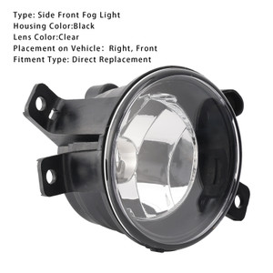 2009-2015 BMW E84 X1 1 Pcs Front Right Fog Light Without Bulb 63172993525 Clear Generic