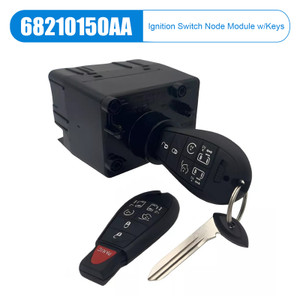2009-2015 Dodge Ram 1500 2500 3500 Wireless Ignition Switch Node Module w/Keys 68210150AA Generic