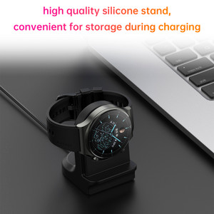 Silicone Stand Watch Base Stand Replacement Black For Huawei D2/GT5 Pro/GT5/GT4/4 pro