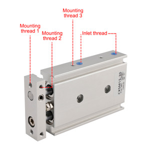 SMC CXSM15-30 CXSM1030 Air Cylinder Pneumatic Dual Rod Cylinder Double Acting
