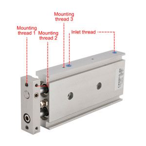 SMC CXSM15-60 CXSM1030 Air Cylinder Pneumatic Dual Rod Cylinder Double Acting