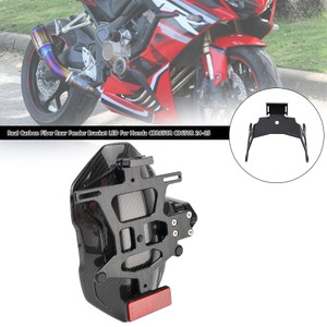 2024-2025 Honda CBR650R CB650R Real carbon fiber Rear Mudguard Fender Bracket Holder LED Generic