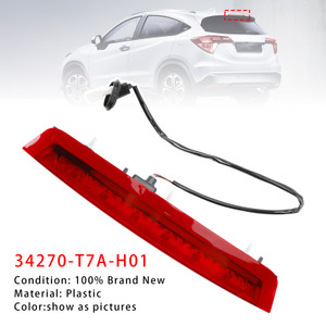 2014-2022 Honda HR-V Vezel 3RD Brake Light High Mount Stop Signal 34270-T7A-H01 Red Generic