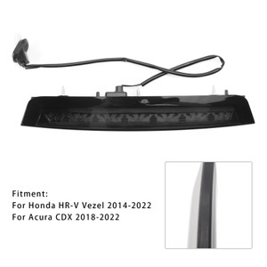 2014-2022 Honda HR-V Vezel 3RD Brake Light High Mount Stop Signal 34270-T7A-H01 Black Generic