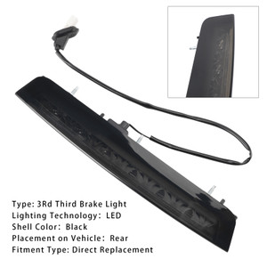 2018-2022 Acura CDX 3RD Brake Light High Mount Stop Signal 34270-T7A-H01 Black Generic