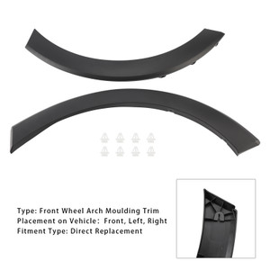 2014-2022 Ford Transit Mk8 2pcs Front Wheel Arch Moulding Trim Right & Left Side Generic