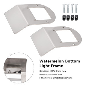 2PCS Watermelon Under Glow Frame Bracket Universal Clamp Style Mount For Truck