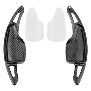 2014-2019 Corvette C7 Steering Wheel Paddle Shifter Extensions Carbon Fiber Black Generic