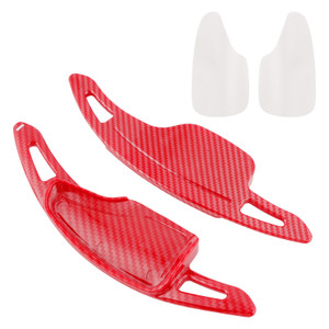 2014-2019 Corvette C7 Steering Wheel Paddle Shifter Extensions Carbon Fiber Red Generic