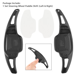 2011-2018 Opel Insignia OPC Steering Wheel Paddle Shifter Extensions Black Generic