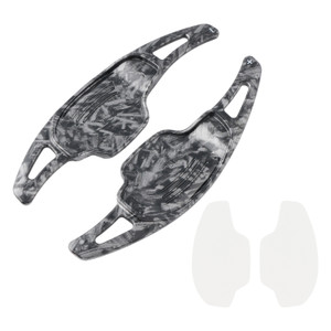 2012-2015 Chevrolet Camaro Steering Wheel Paddle Shifter Extensions Black Forged Pattern Generic