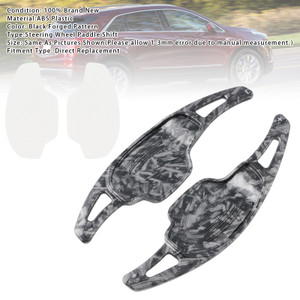 2011-2018 Buick Regal GS LaCrosse verano GL8 Steering Wheel Paddle Shifter Extensions Black Forged Pattern Generic