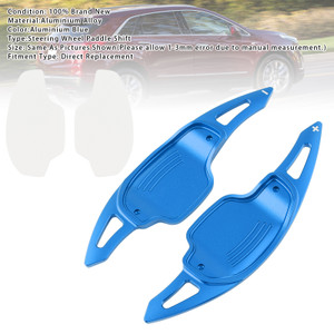 2012-2015 Chevrolet Camaro Steering Wheel Paddle Shifter Extensions Aluminium Blue Generic
