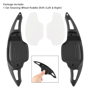 2011-2018 Opel Insignia OPC Steering Wheel Paddle Shifter Extensions Aluminium Black Generic