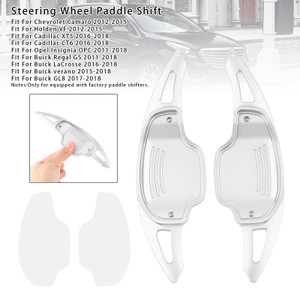 2012-2015 Holden VF Steering Wheel Paddle Shifter Extensions Aluminium Silver Generic