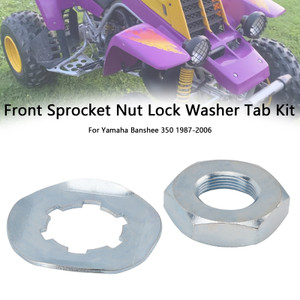 1987-2006 Yamaha Banshee 350 Front Sprocket Nut Lock Washer Tab Kit Generic