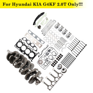 2011-2016 Hyundai Santa Fe Sport Sonata Genesis Coupe G4KF 2.0T Engine Rebuild Kit Crankshaft Con Rods Timing Generic