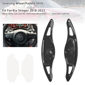 2018-2023 Kia Stinger Steering Wheel Paddle Shifter Extensions Black Generic