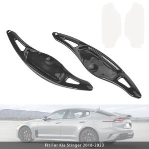 2018-2023 Kia Stinger Steering Wheel Paddle Shifter Extensions Black Generic