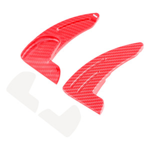 2014-2024 Jeep Grand Cherokee Cherokee Altitude Steering Wheel Paddle Shifter Extensions Carbon Fiber Red Look Generic