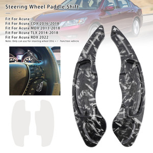 2013-2024 Honda CR-V Accord Civic Steering Wheel Paddle Shifter Extensions Black Forged Pattern Generic