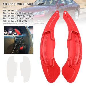 2014-2018 2022 Acura CDX MDX TLX RDX Steering Wheel Paddle Shifter Extensions Aluminium Red Generic