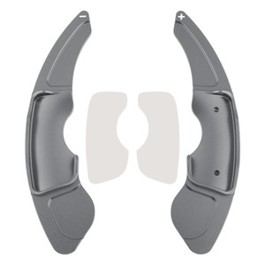 2013-up Lexus IS RC RCF NX Steering Wheel Paddle Shifter Extensions Aluminium Grey Generic