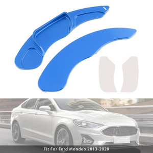 2013-2020 Ford Mondeo Taurus Edge Steering Wheel Paddle Shifter Extensions Aluminium Blue Generic