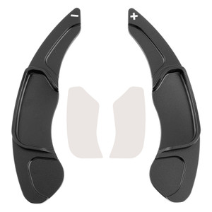 2013-2020 Lincoln MKC MKX MKS MKZ Steering Wheel Paddle Shifter Extensions Aluminium Black Generic