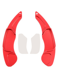 2013-2020 Lincoln MKC MKX MKS MKZ Steering Wheel Paddle Shifter Extensions Aluminium Red Generic