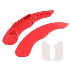2013-2020 Lincoln MKC MKX MKS MKZ Steering Wheel Paddle Shifter Extensions Aluminium Red Generic