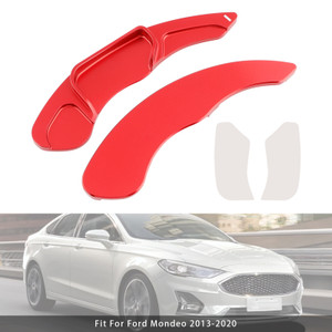 2013-2020 Lincoln MKC MKX MKS MKZ Steering Wheel Paddle Shifter Extensions Aluminium Red Generic
