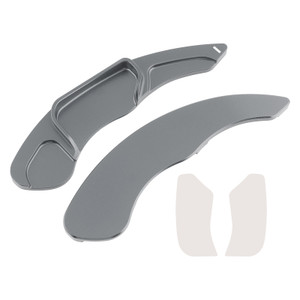 2013-2020 Lincoln MKC MKX MKS MKZ Steering Wheel Paddle Shifter Extensions Aluminium Grey Generic