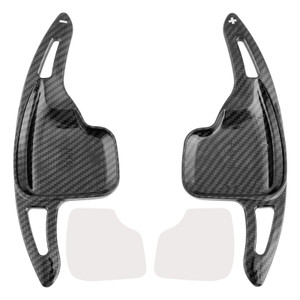 2011-2019 BMW X1-6 Series Steering Wheel Paddle Shifter Extensions Carbon Fiber Black Look Generic