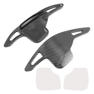 2011-2019 BMW X1-6 Series Steering Wheel Paddle Shifter Extensions Carbon Fiber Black Look Generic