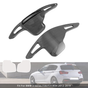 2011-2019 BMW X1-6 Series Steering Wheel Paddle Shifter Extensions Carbon Fiber Black Look Generic