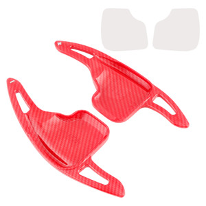 2012-2020 BMW 1-7 Series Steering Wheel Paddle Shifter Extensions Carbon Fiber Red Look Generic