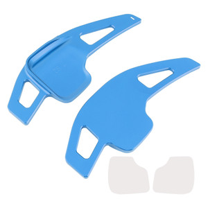 2014-2020 BMW i8 Steering Wheel Paddle Shifter Extensions Aluminium Blue Generic