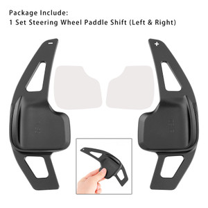 2012-2020 BMW 1-7 Series Steering Wheel Paddle Shifter Extensions Aluminium Black Generic