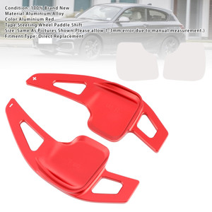 2012-2020 BMW 1-7 Series Steering Wheel Paddle Shifter Extensions Aluminium Red Generic