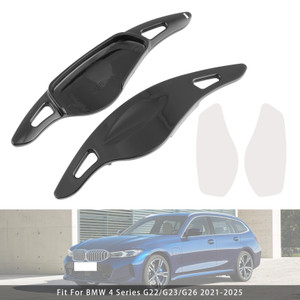 2019-2022 BMW X3M X4M X5M X6M Steering Wheel Paddle Shifter Extensions Black Generic