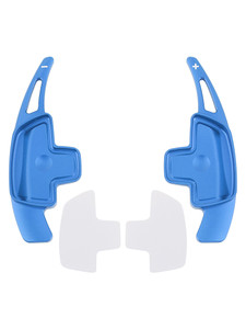 2015-2022 Mercedes-Benz C GLC E Steering Wheel Paddle Shifter Extensions Aluminium Blue Generic