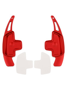 2015-2022 Mercedes-Benz C GLC E Steering Wheel Paddle Shifter Extensions Aluminium Red Generic