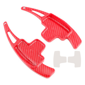 2011-2015 Mercedes-Benz GL GLK SL SLK Class Steering Wheel Paddle Shifter Extensions Carbon Fiber Red Look Generic