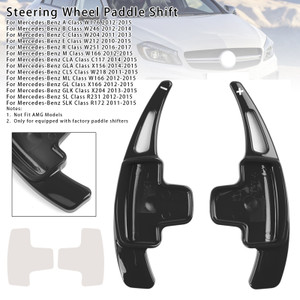 2011-2015 Mercedes-Benz GL GLK SL SLK Class Steering Wheel Paddle Shifter Extensions Black Generic